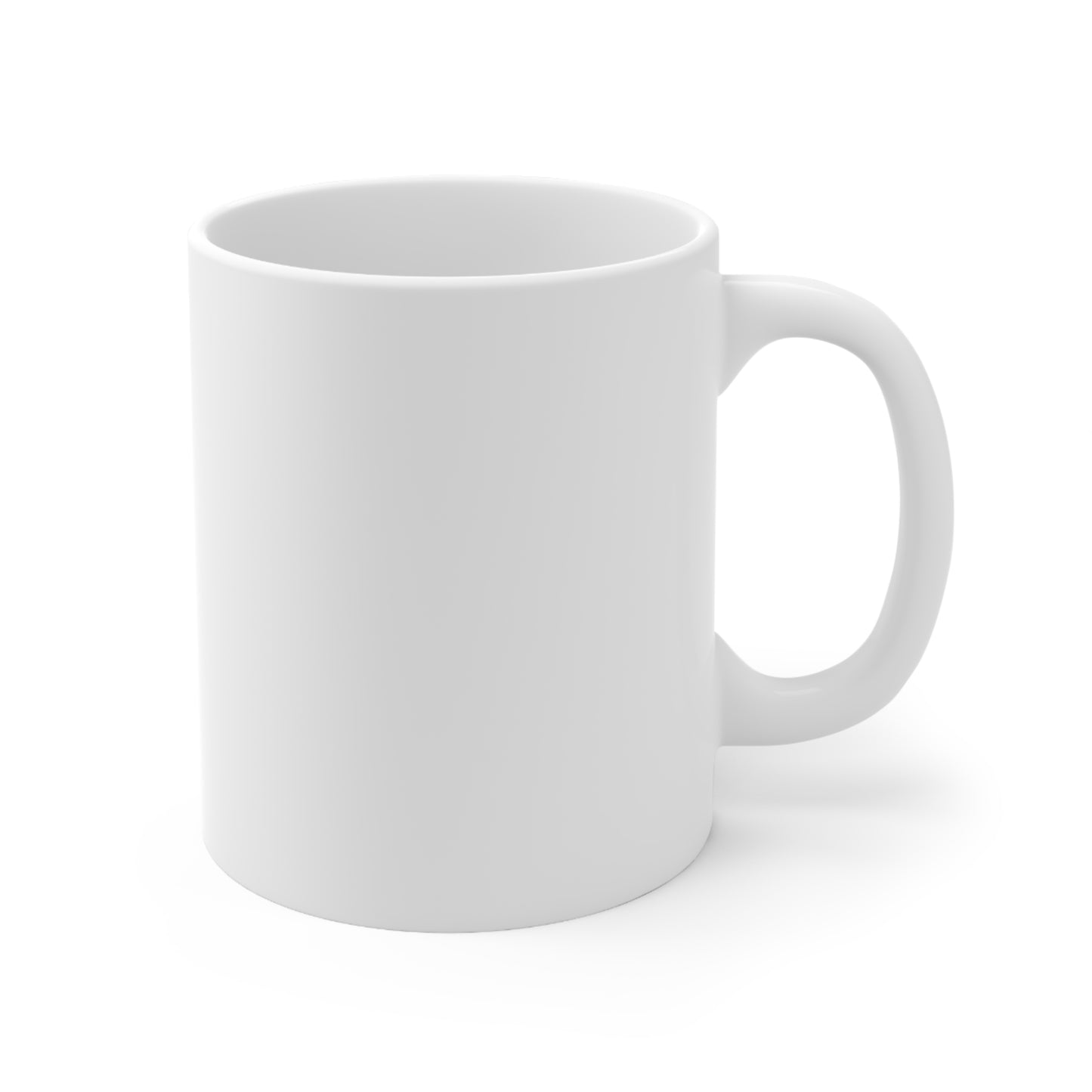 Coffee Ceramic Mug (White) - 11oz